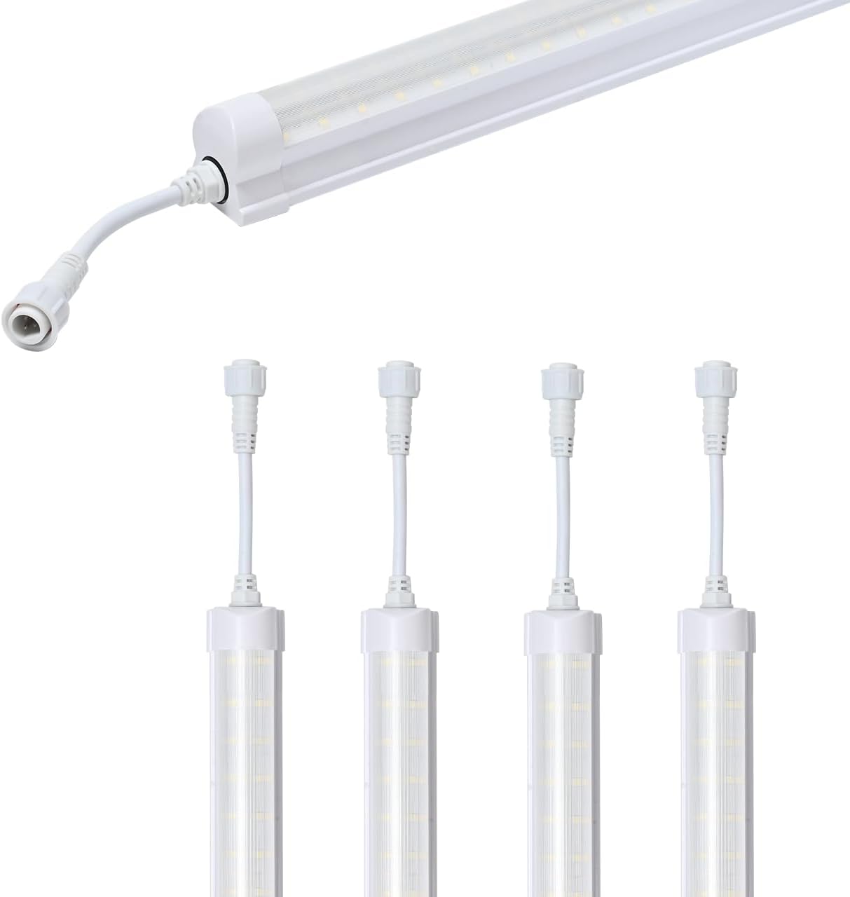 4 Pack LED Freezer Tube Lights for Refrigerators and Coolers
