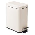 Small Modern 1.3 Gallon Rectangle Metal Step Trash Can - Compact