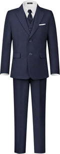 Boys' Formal Suits Set Dresswear Tuxedo - 5-Piece Adjustable Fit