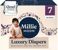 Millie Moon Luxury Diapers Size 7 Count 44 - Up to 12hr Protection