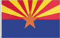 Arizona State Flag 6x10 FT for All-Weather Outdoor Display