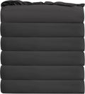 Bulk Twin Fitted Sheet Only Deep Pocket 6 Pack - Color-Coded Quick