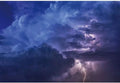 Night Lightning Stormy Clouds Backdrop 10x6.5ft - Dramatic Photo