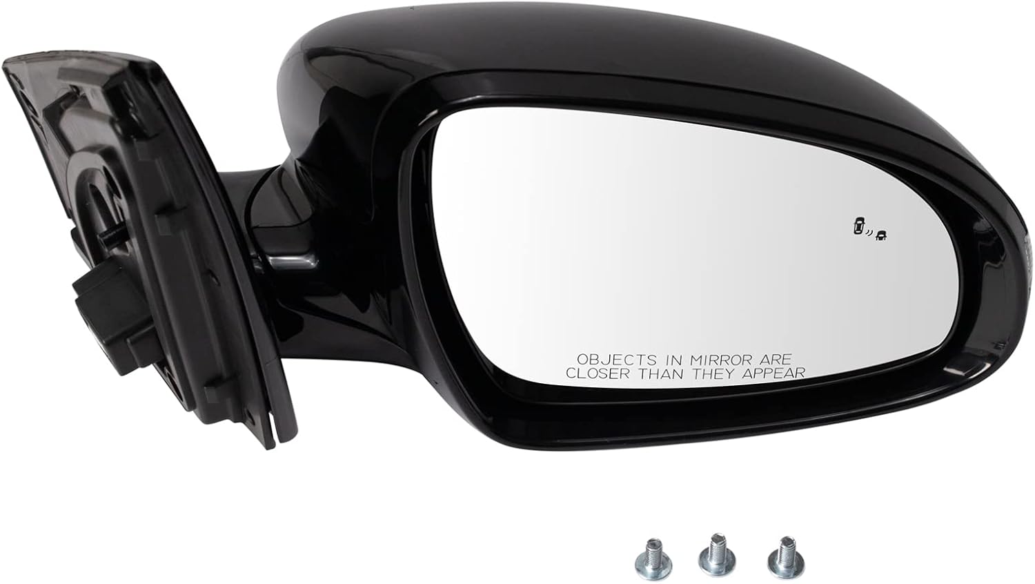 TRQ Passenger Side Mirror Power Heated Folding Blind Spot Fit