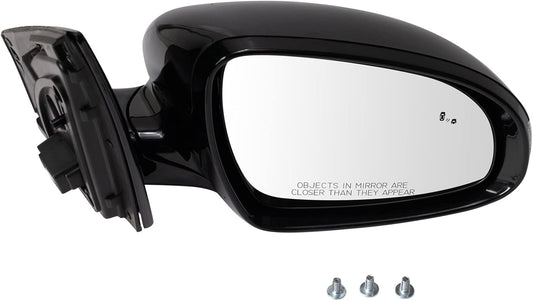 TRQ Passenger Side Mirror Power Heated Folding Blind Spot Fit