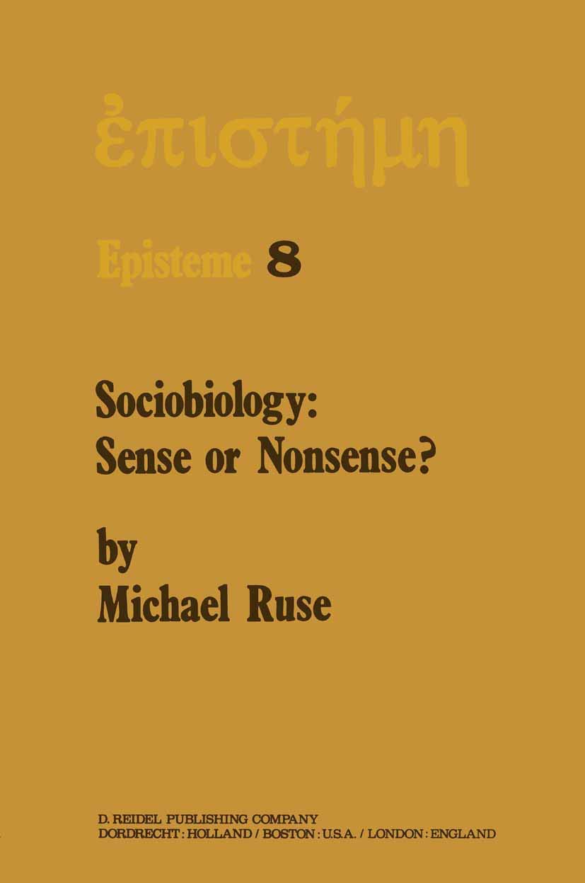 Sociobiology: Sense or Nonsense? Critical Issues in Psychiatry