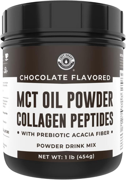 Keto MCT Oil Powder with Collagen and Prebiotic Fiber, 16oz