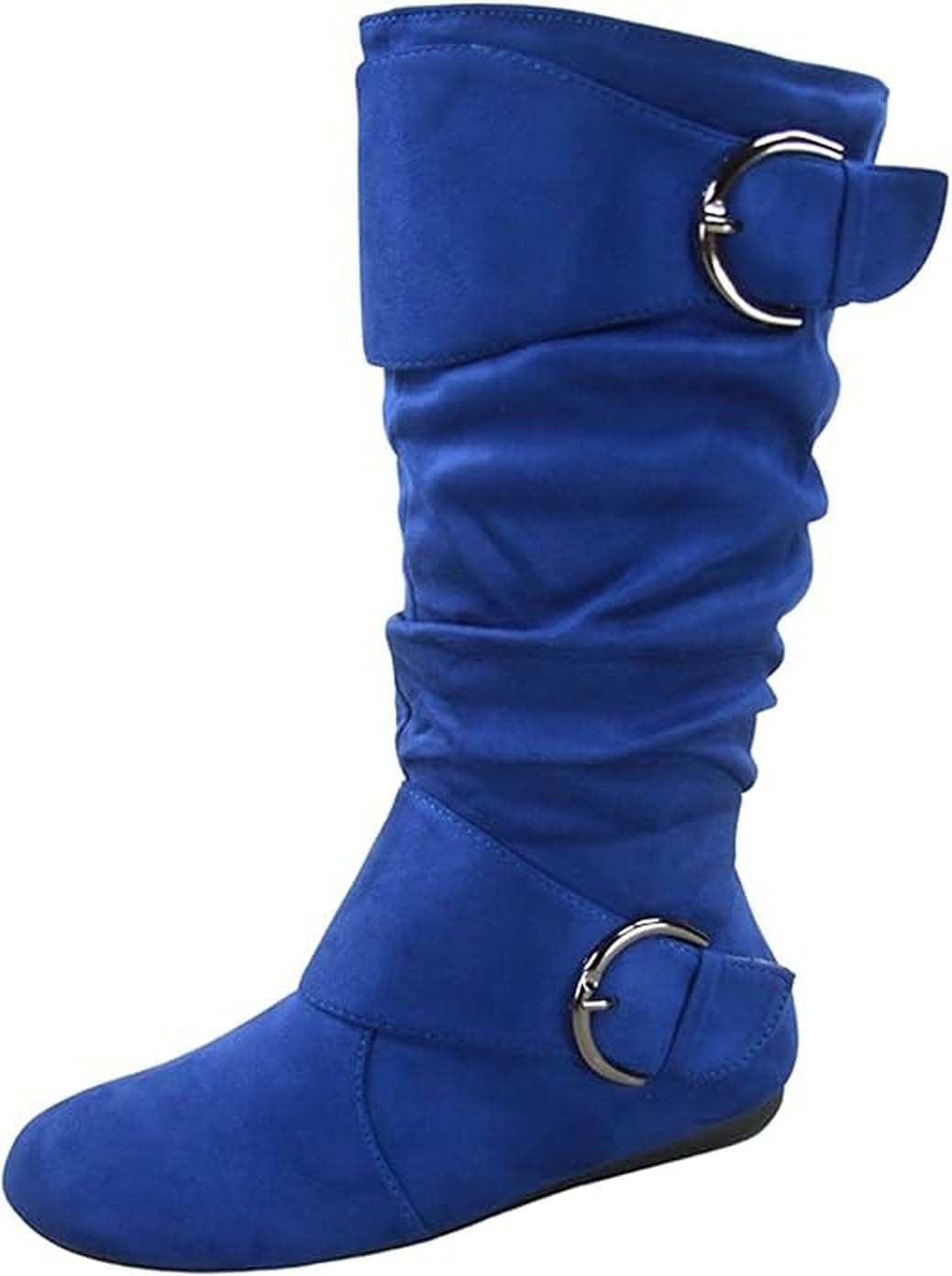 Forever Link Women's Klein-70 Closed Round Toe Slouch Boots
