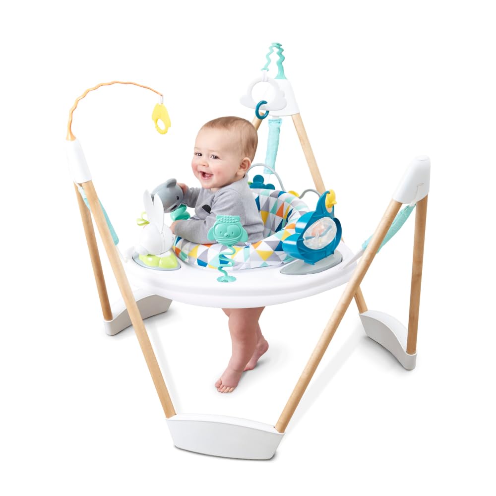 Evenflo Woodland Wonder Baby Activity Center - 360 Spin & Bouncing Springs
