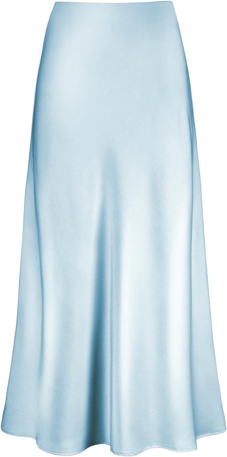 Women's Satin High Waisted Maxi Skirt for Every Occasion