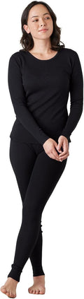 LAPASA Womens Merino Wool Thermal Underwear Set for All Climates