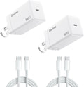 65W Phone Charger GaN USB C Charger - Compact Super Fast Charge