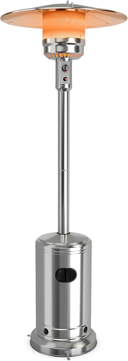 COSTWAY 50000 BTU Propane Patio Heater - Portable Power!