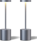 2 Pack Cordless Table Lamps Rechargeable LED - Portable Dimmable