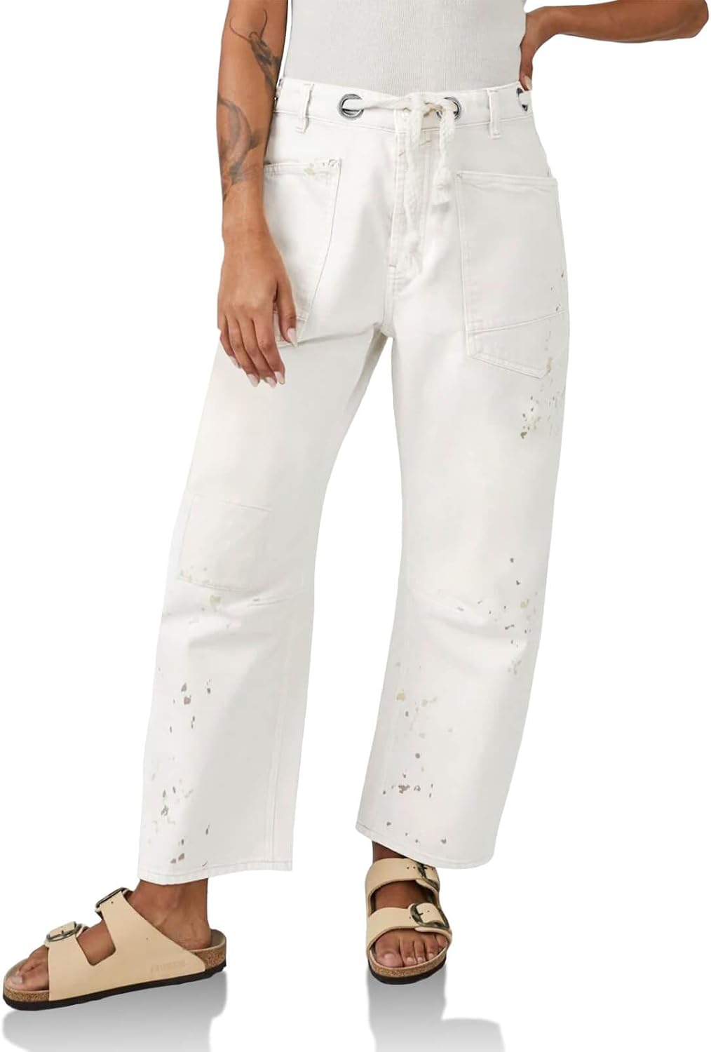 Cicy Bell Womens Baggy Barrel Jeans for Vintage Style Lovers
