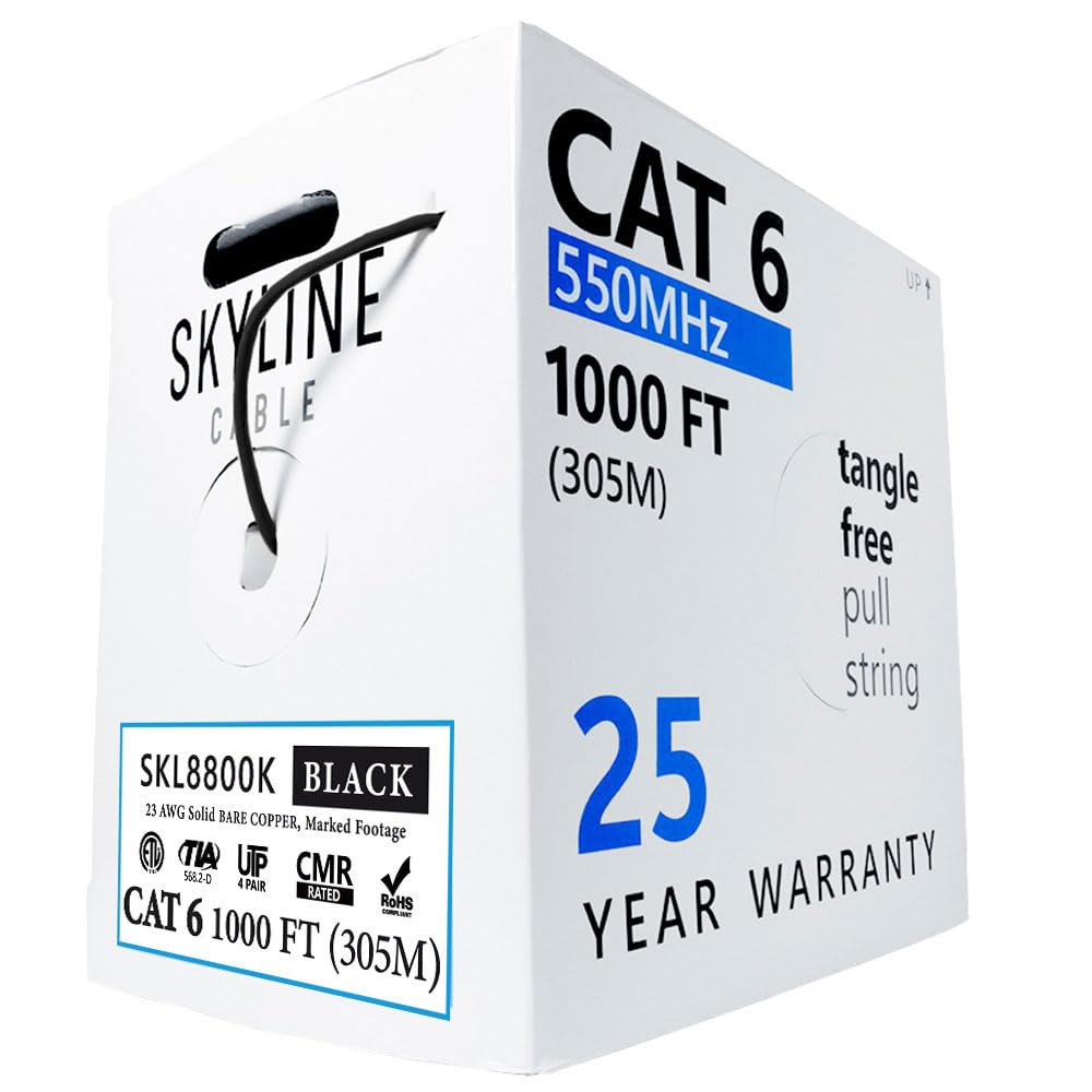 Skyline Cat 6 23 AWG Ethernet Cable for Fast Connectivity