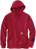 Carhartt Men's Loose Fit Midweight Logo Sleeve Sweatshirt (Style 4V95)