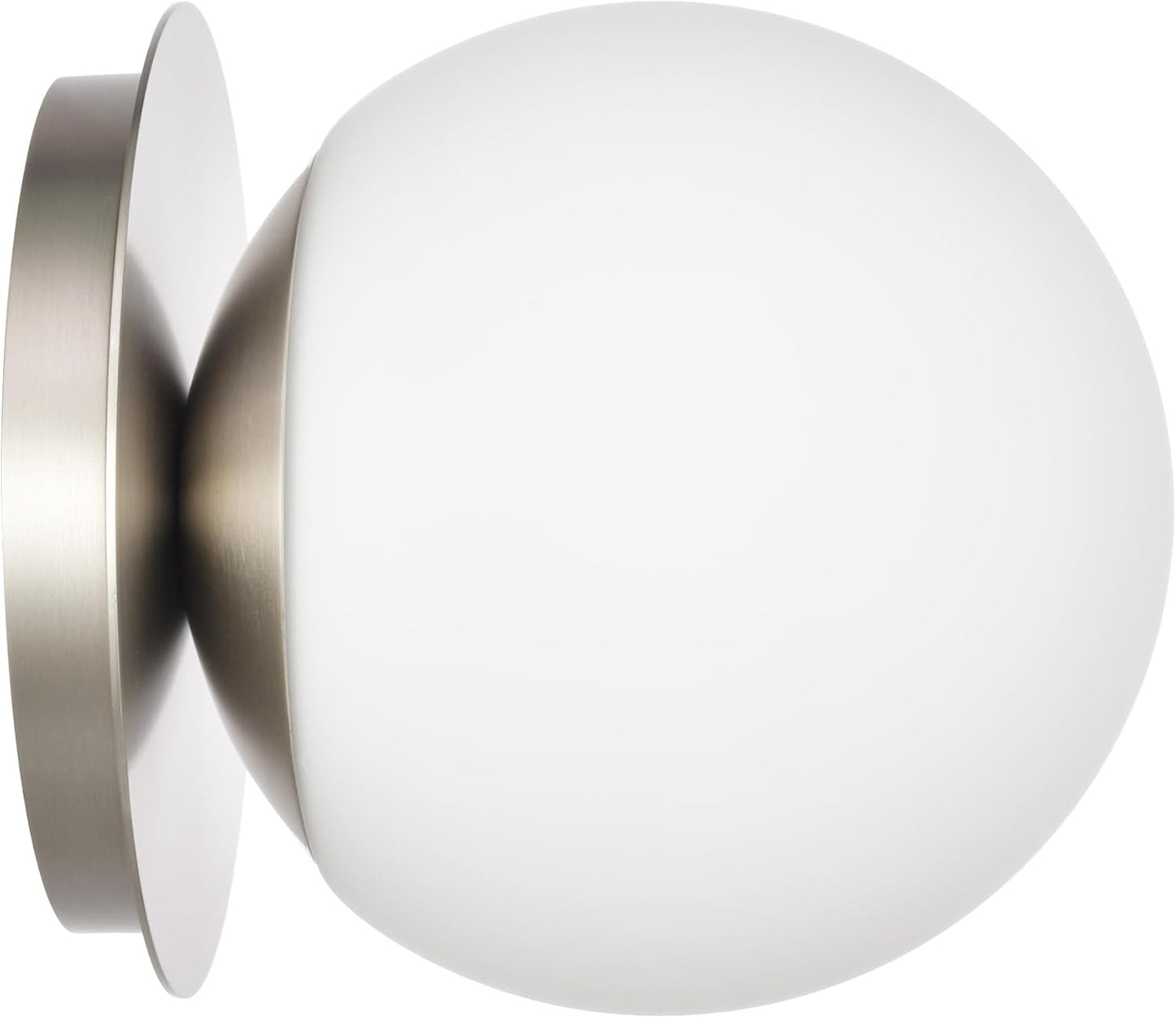 Modern Globe Wall Sconce in Brushed Nickel for Any Room