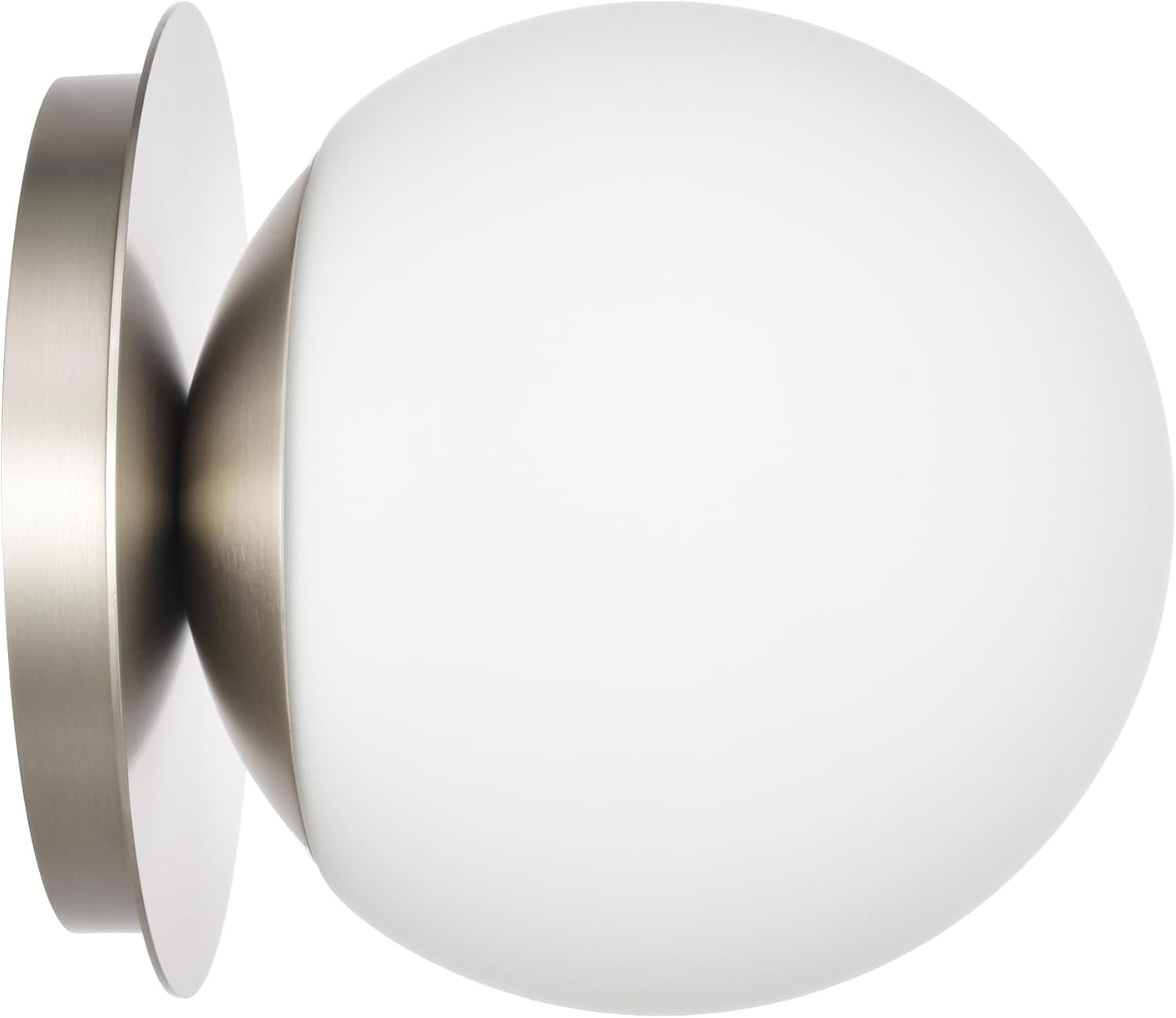 Modern Globe Wall Sconce in Brushed Nickel for Any Room