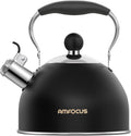 2 Quart Stainless Steel Whistling Tea Kettle for Stovetop Use