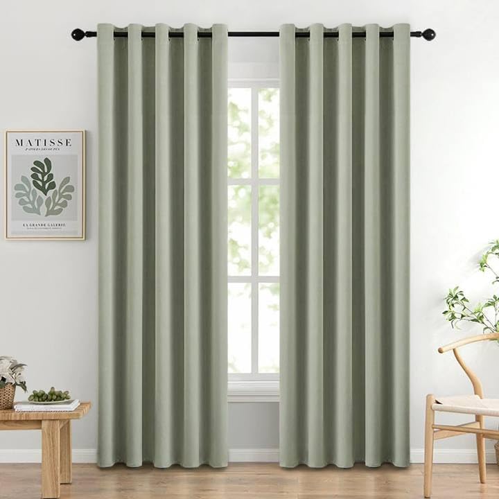MIULEE Room Darkening Curtains for Light Blocking and Insulation
