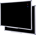 2 Pack Durable 48x36 in Magnetic Black Chalkboard - Dual Workspace