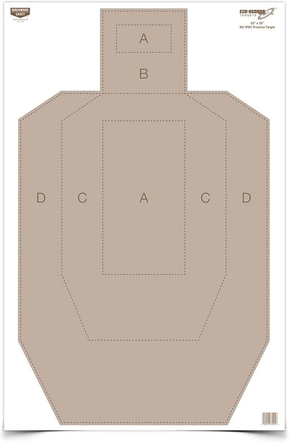 Birchwood Casey Eze-Scorer IPSC Practice Targets for Shooting