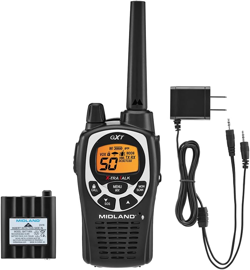 Midland GXT1000AZ GMRS Two-Way Radio: Long Range Communication