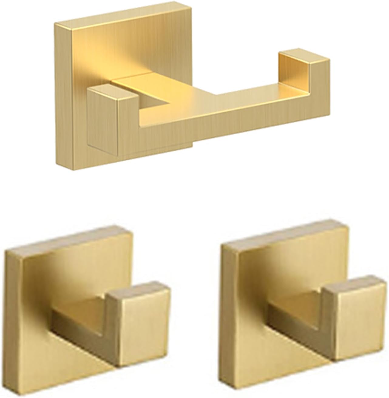 BOZWELL Double Towel Hook Set for Modern Bathroom Organization