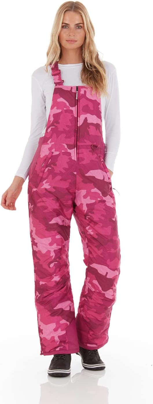 Arctic Quest Womens Ski Snow Bibs Pants for Winter Adventures