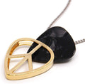 Peace Shaped Guitar Pick Holder Necklace for Guitarists - Wear