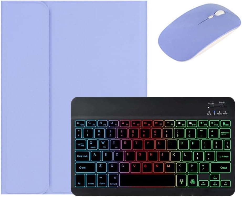 Backlit Keyboard Case for Galaxy Tab A9 Plus with Mouse