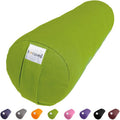 Cotton Yoga Bolster Pillow for Restorative Meditation - Firm Support x