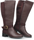 Hawkwell Women's Extra Wide Calf Knee High Boots - Comfortable Daily