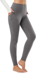Fleece Lined Leggings Thermal Warm Winter Tights - High (Style S12W)