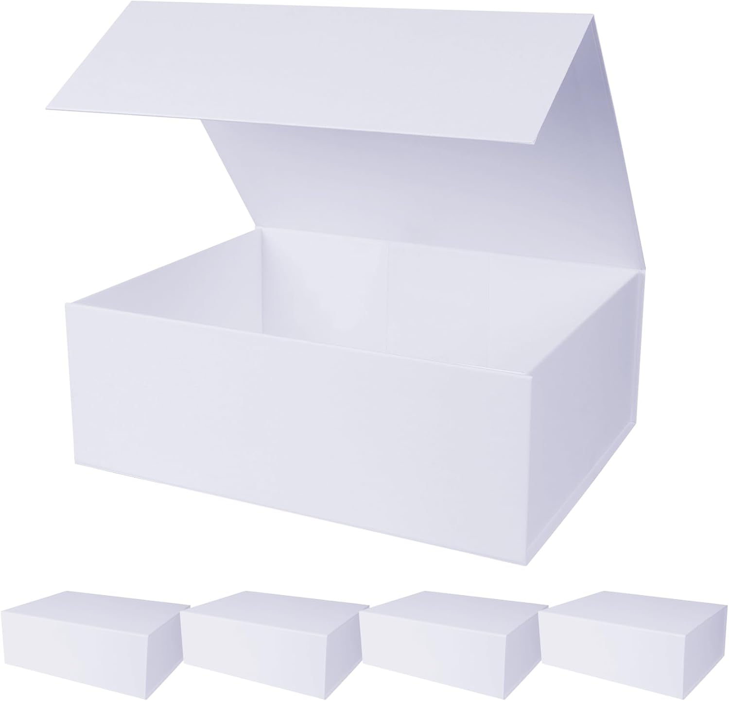 Aimyoo 5 Pack White Magnetic Gift Boxes for All Occasions