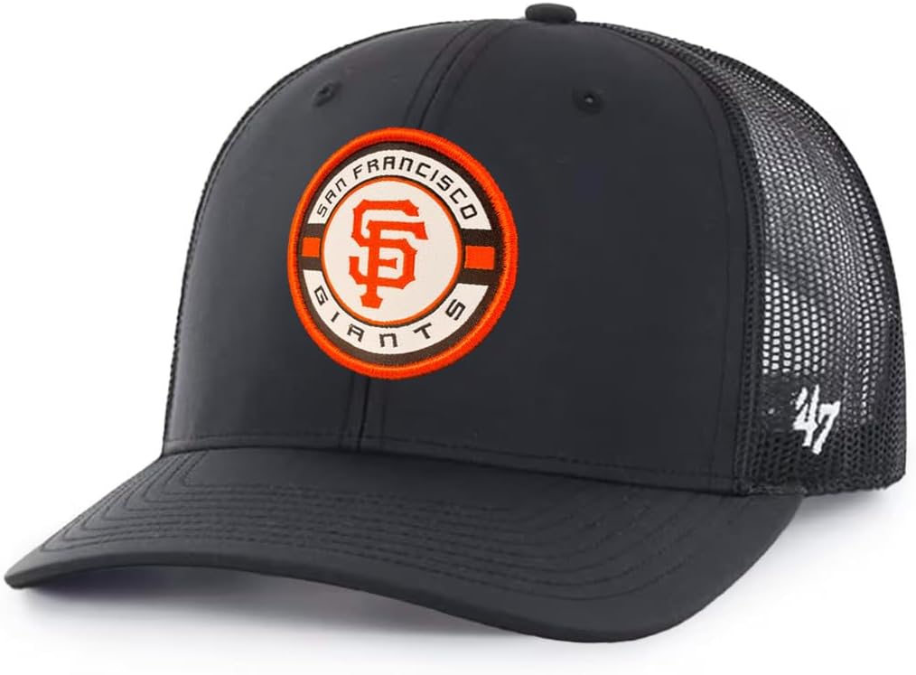 MLB Unisex Baseball Team Color Primary Logo Berm Trucker Hat