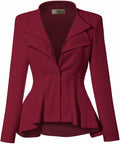 Classic Peplum Blazer for Women Perfect for Office Attire