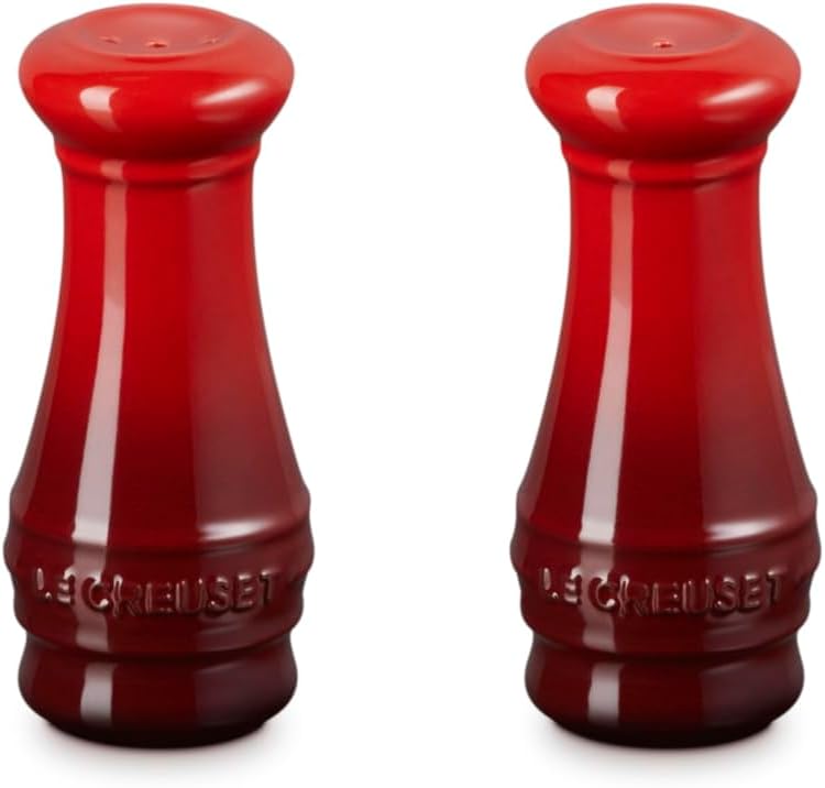 Le Creuset Salt and Pepper Shaker Set of 2 in Cerise Color