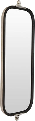 TRQ West Coast Mirror Ribbed Back 16x7 Stainless Steel LH or RH - OE