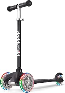 3 Wheel Scooters for Kids with Light Up Wheels for Toddlers