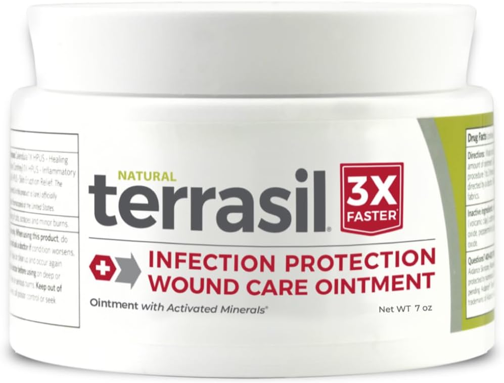 Terrasil Wound Care 3X Ointment for Fast Healing and Relief