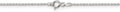 .925 Sterling Silver Round Spiga Diamond-Cut Chain Necklace 16in
