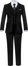 Boys' 5 Piece Formal Suit Set with Jacket, Vest, Pants (Style RF9Z)