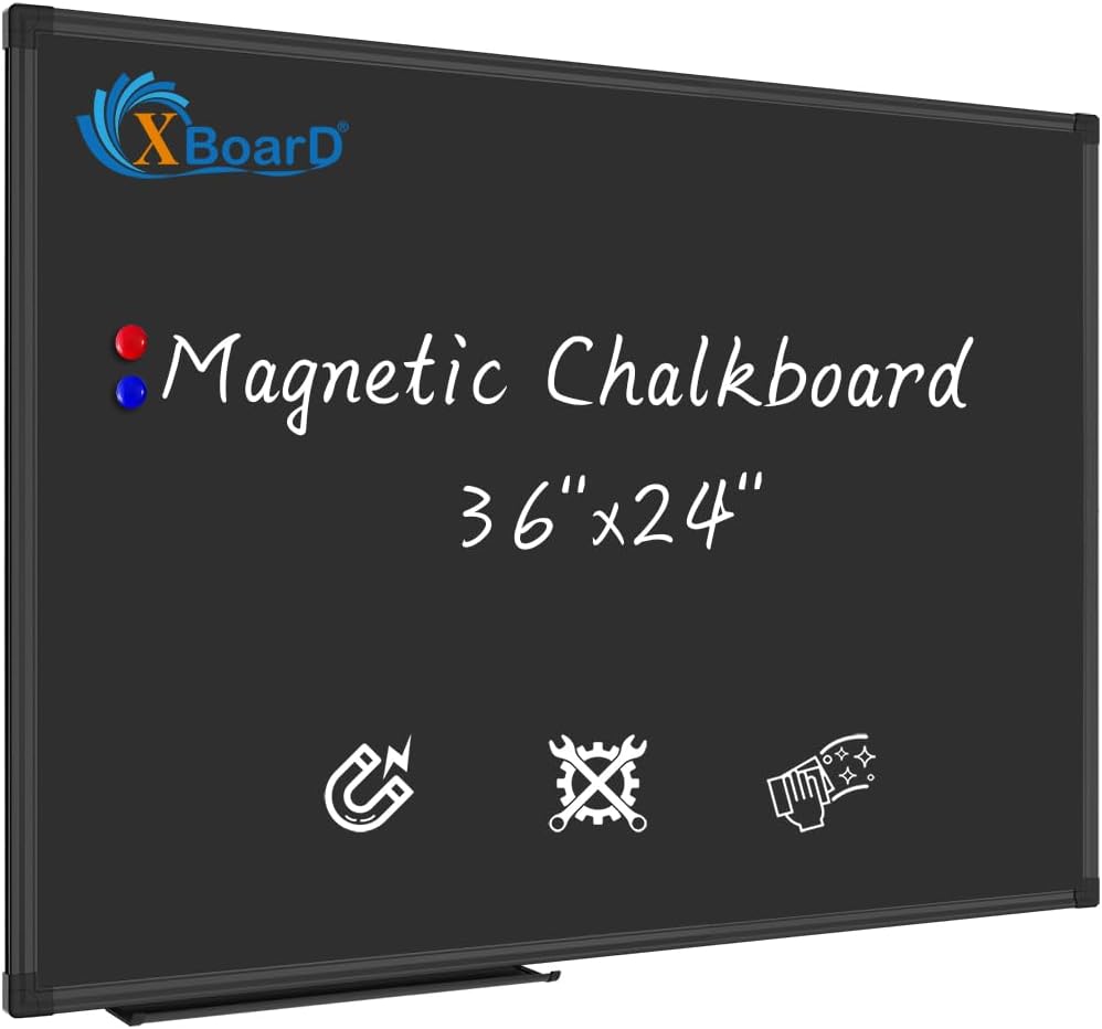 XBoard Magnetic Chalkboard Blackboard for Home and Office Use