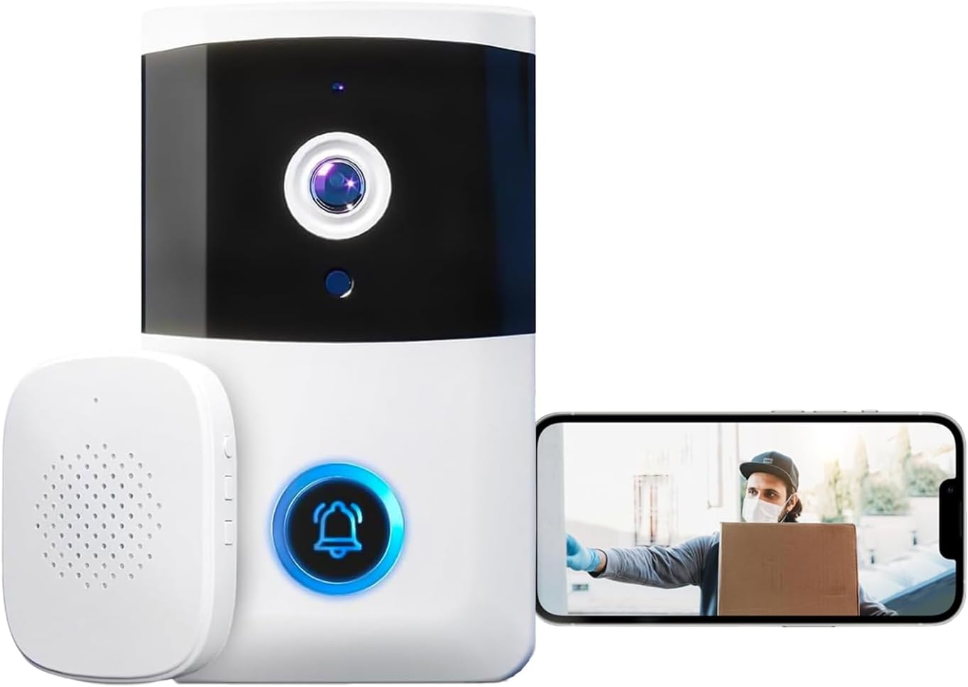 HD Night Vision Wi-Fi Doorbell Camera