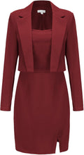 Stylish Women's Business Blazer Dress Suit Set by EXLURA