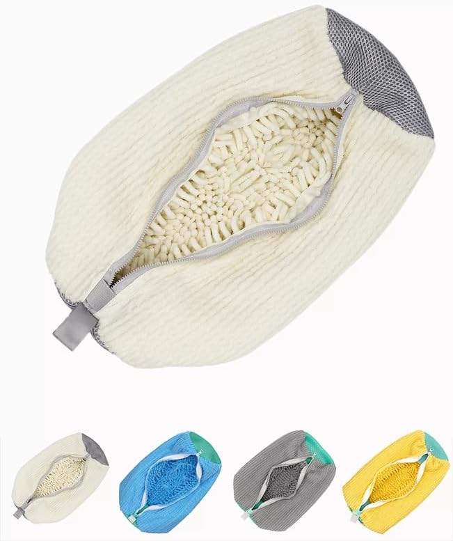Clean shoes hassle-free with this reusable bag!