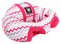 The Original Hugaboo Infant Sitting Chair - Pink Chevron - Supportive