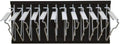 Adir Wall Mount Blueprint Rack - 12-Arm Plan Organizer for Office